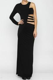  Asymmetrical Cutout Gown