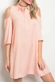  Peach Skater Dress