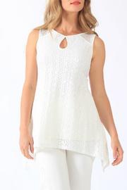  Mesh Asymmetric Tunic