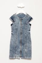  Denim Fitted Dress