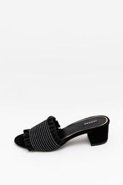  Stitched Block Heel