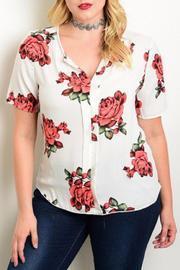  Floral Plus Blouse
