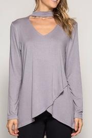  Long Sleeve Choker Tunic