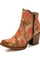  Embroidered Bootie