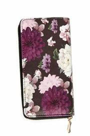  Purple Floral Wallet