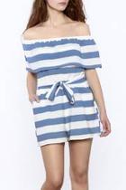  Large Stripe Romper