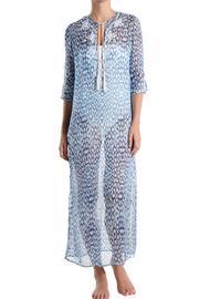  Embroidered Long Caftan