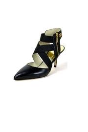  Leather Pointed Toe Heels