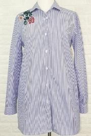  Embroidered Stripe Tunic