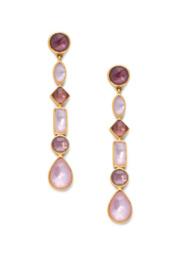  Savannah Statement Earring-iridescent Rose