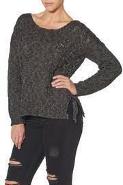  Lace Up Back Detailed Sweater