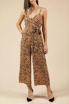  Leopard Midi Jumpsuit