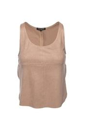  Nude Overlap Tank Top