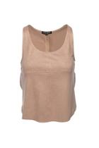  Nude Overlap Tank Top