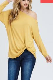  One Shoulder Knot Top