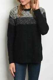  Black Ombre Sweater