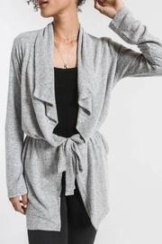  Wrap Cardigan-grey