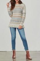  Joannie Fringe Sweater