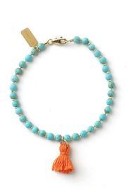  Turquoise-orange Tassel Bracelet