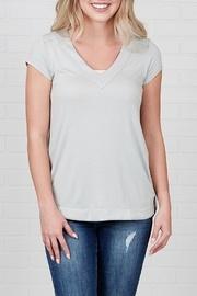  Grey Scripted Top