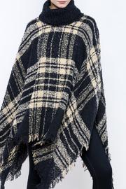  Blue Plaid Poncho