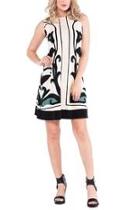  Elegant Floral Print Dress