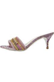 Lilac Mink Mule