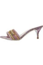  Lilac Mink Mule