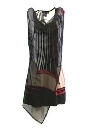  Black/red Sleeveless Tunic