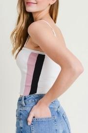  Side-stripe Cropped Top