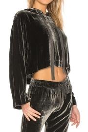 Velvet Crop Hoodie