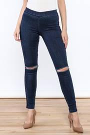  Slit Knee Jeggings