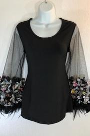  Feather Trim Top