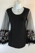  Feather Trim Top