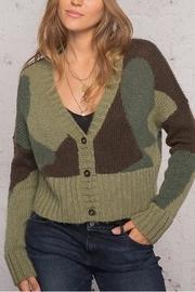 Camo Cardi Sweater