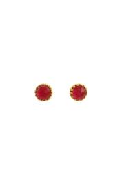  Pink Tourmaline Studs
