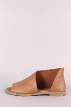  Cut-out Flat Bootie