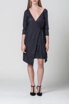  Cloudy Mini Wrap Dress