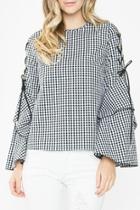  Donni Gingham Top