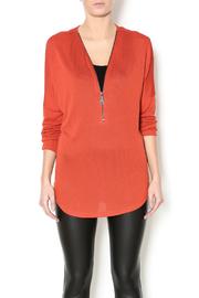  Orange Zipper Top