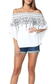  Off Shoulder White Blouse