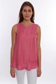  Fuschia Sleeveless Blouse