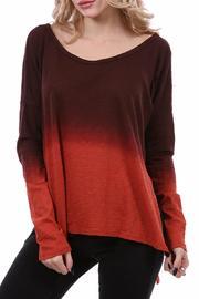  Rust Ombre Top