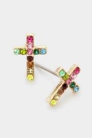  Rainbow Cross Earrings