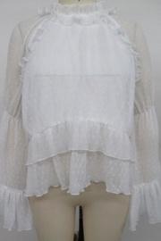  Long-sleeve White Top