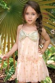  Gold Bow Dress