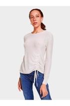  Jade Cinch-waist Crewneck