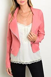  Salmon Moto Blazer