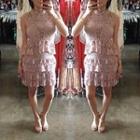  Layered Pink Dress
