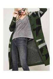  Camo Maxi Cardigan